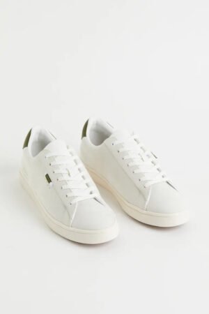 Faux Leather Sneakers